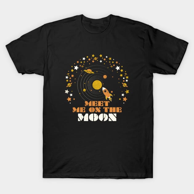 Meet me on the Moon T-Shirt by Bekker